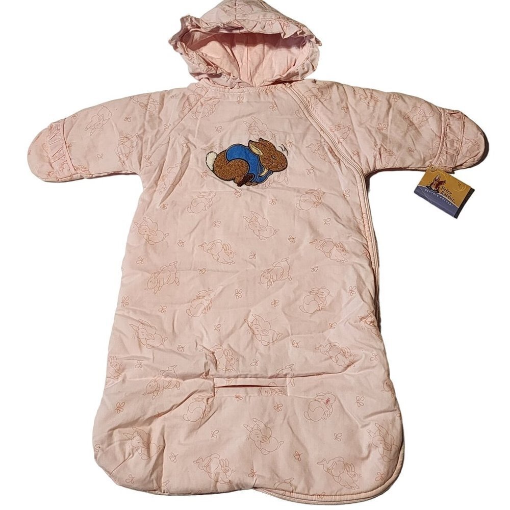Beatrix Potter baby girl 3-6 months bunting sleeping bag Peter Rabbit New